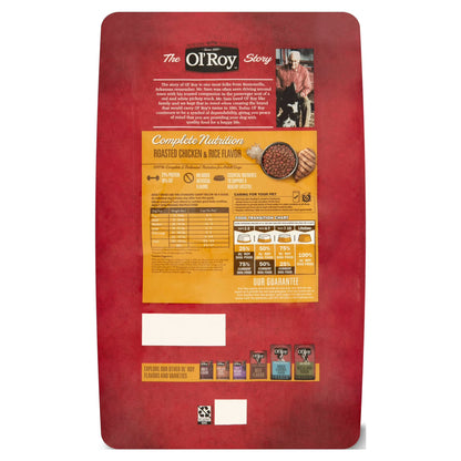 Ol' Roy Complete Nutrition Roasted Chicken & Rice Flavor Dry Dog Food for Adult Dogs, 15 lb Bag